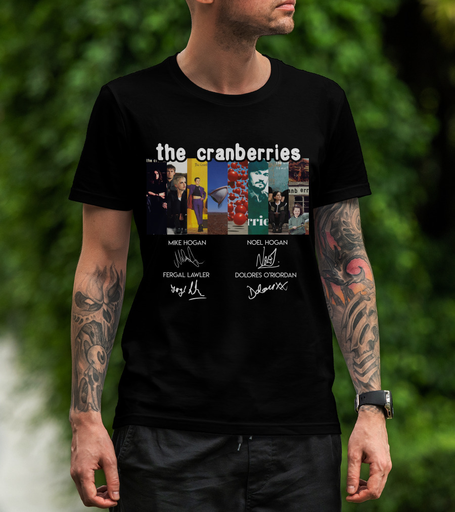 The Cranberries Mike Hogan Noel Hogan Fergal Lawler Dolores O'riordan T-Shirt