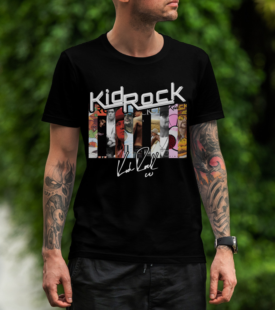Kid Rock Album Covers Signature Collection T-Shirt