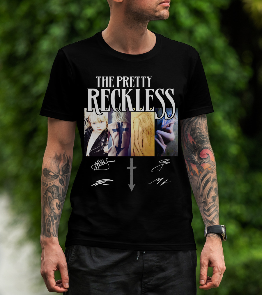 The Pretty Reckless Signed Cross Art Collection T-Shirt