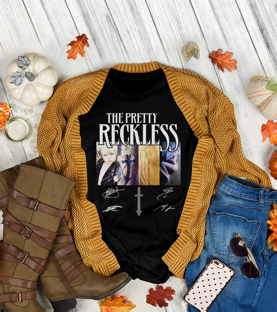 The Pretty Reckless Signed Cross Art Collection T-Shirt