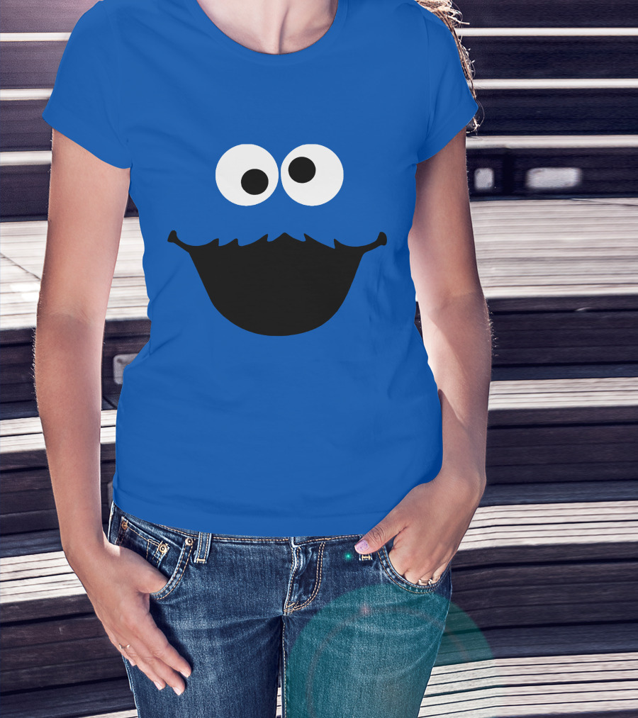 Cookie Monster Face T-Shirt