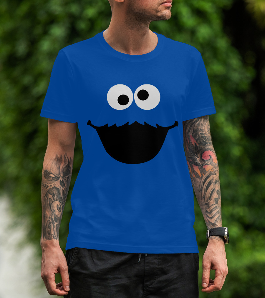 Cookie Monster Face T-Shirt