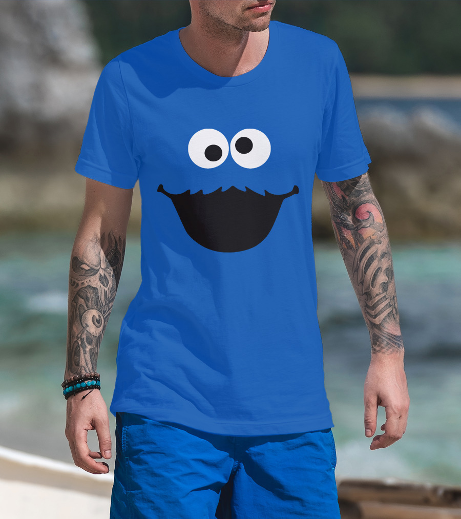 Cookie Monster Face T-Shirt