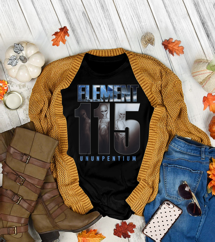 Element 115 Ununpentium Alien T-Shirt