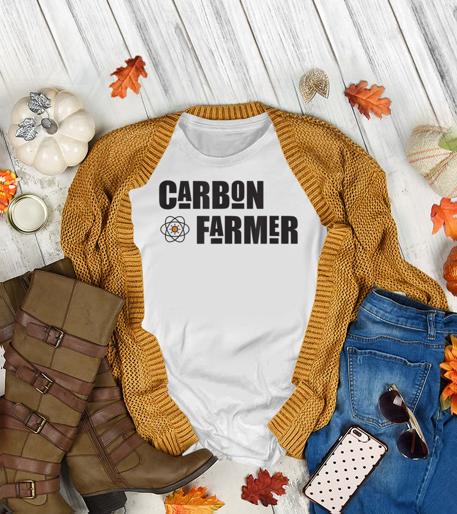 Carbon Farmer Sequester In The Soil Atom T-Shirt