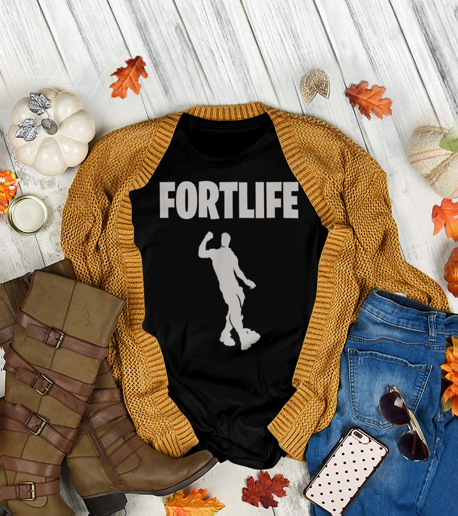 Fortlife Shoot Hype Dance Gamer Video Game T-Shirt