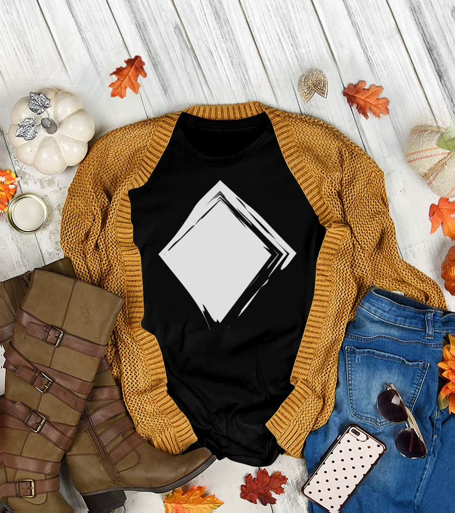 THERE'S A GEMINI White Diamond T-Shirt