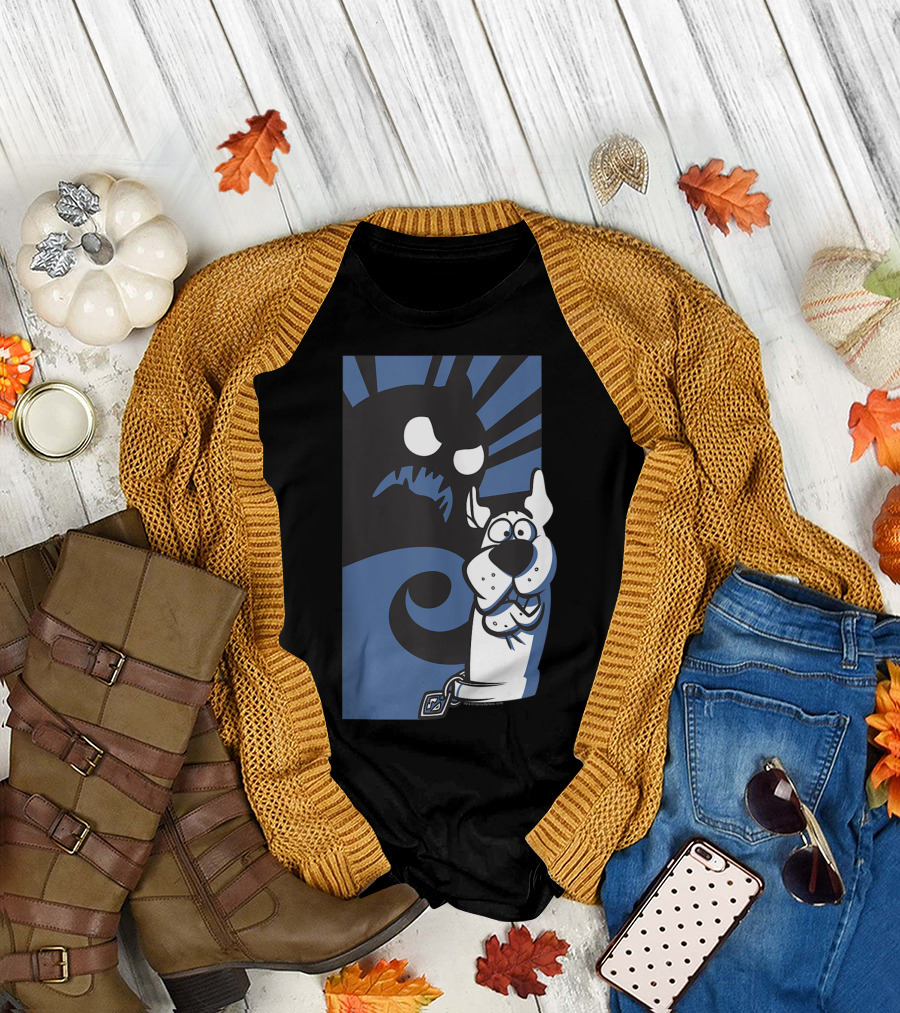 Scoobydoo Thed Shadow Monster Face Expression T-Shirt