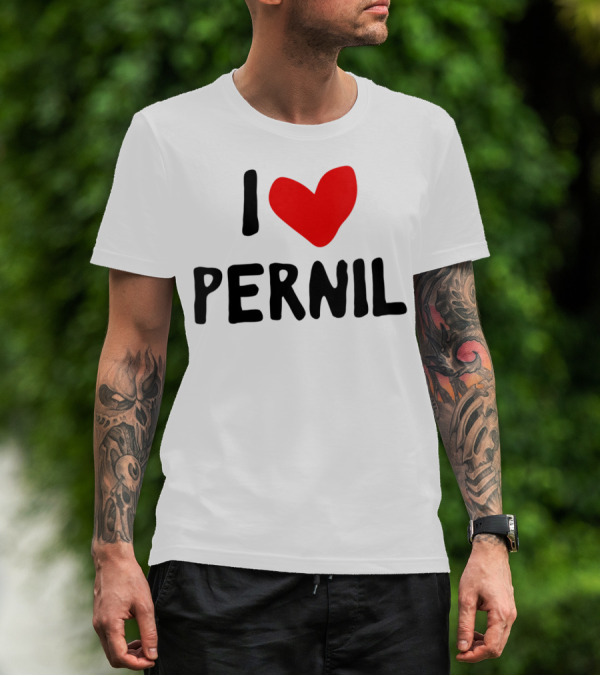I Heart Pernil Puerto Rican Style Roast Pork Enthusiast T-Shirt