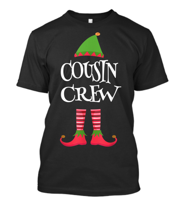 Cousin Crew Elf Funny Family Group T-Shirt