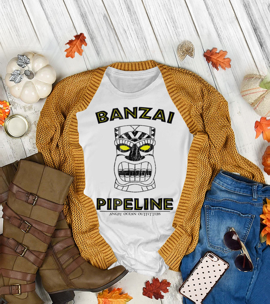 BANZAI PIPELINE SURFING NORTH SHORE HAWAII SURF BANZAI T-Shirt
