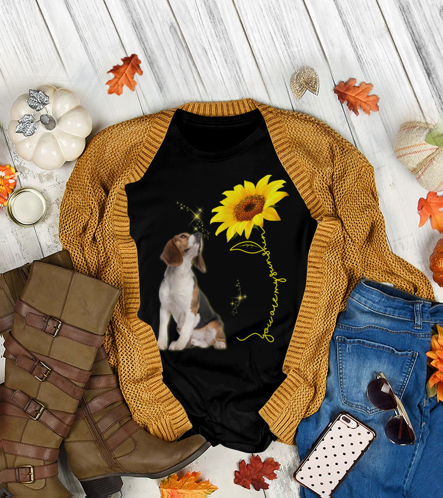 YOU ARE MY SUNSHINE SUNFLOWER BEAGLE T-Shirt