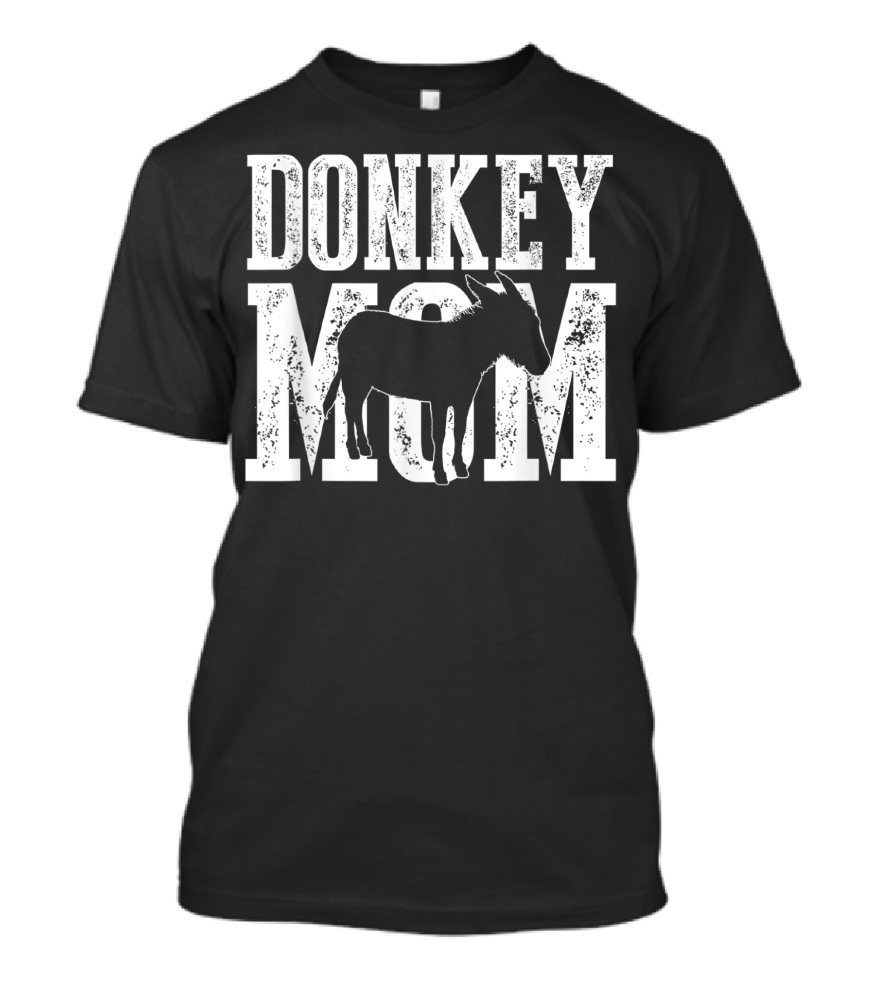 Donkey Mom Donkey Lover Pet Silhouette Image T-Shirt