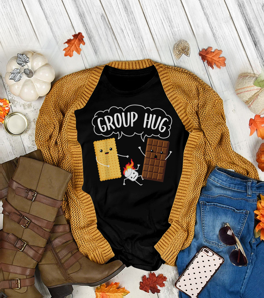 Group Hug S'mores Chocolate Marshmallow T-Shirt