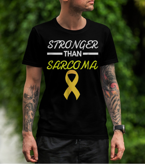 STRONGER THAN SARCOMA SARCOMA SURVIVOR YELLOW T-Shirt