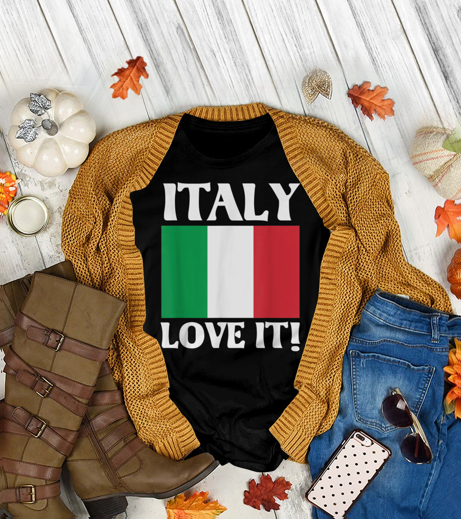 Italy Flag Love It T-Shirt