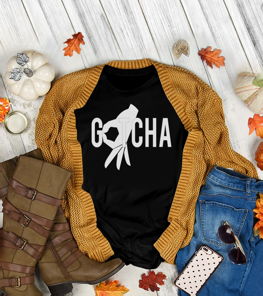 Kangaroo Gotcha Finger Circle Game Gotcha Hole T-Shirt