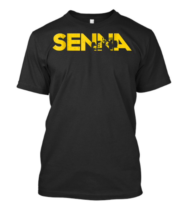 Senna Brazil I Love Racing Motorcycle Classic T-Shirt