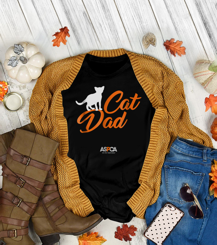 Cat Dad ASPCA We Are Their Voice T-Shirt