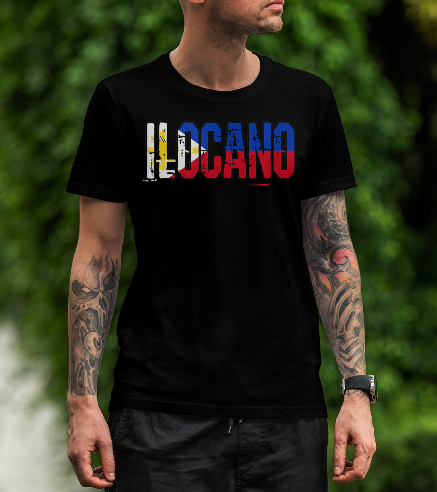 Ilocano Philippines Filipino Filipina Pinoy Flag Colors T-Shirt