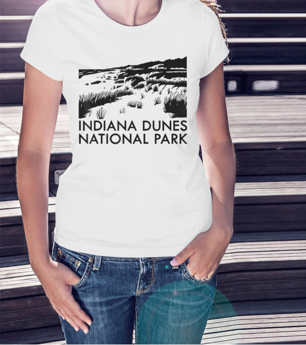 Indiana Dunes National Park Scenic Landscape T-Shirt