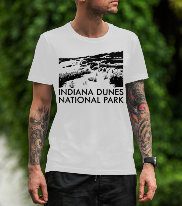 Indiana Dunes National Park Scenic Landscape T-Shirt