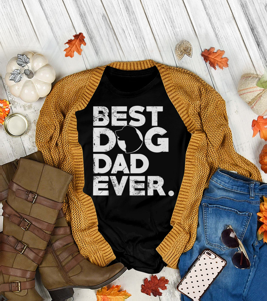 Best Golden Retriever Dog Dad Ever T-Shirt