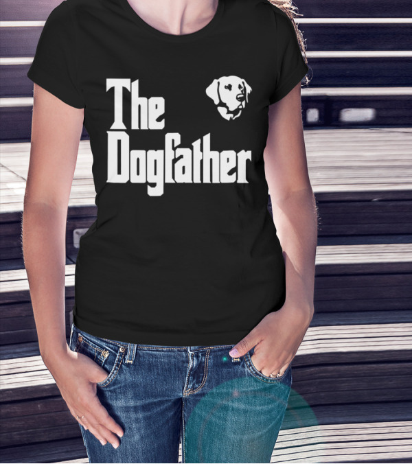 The Dogfather Labrador Dad Birthday T-Shirt