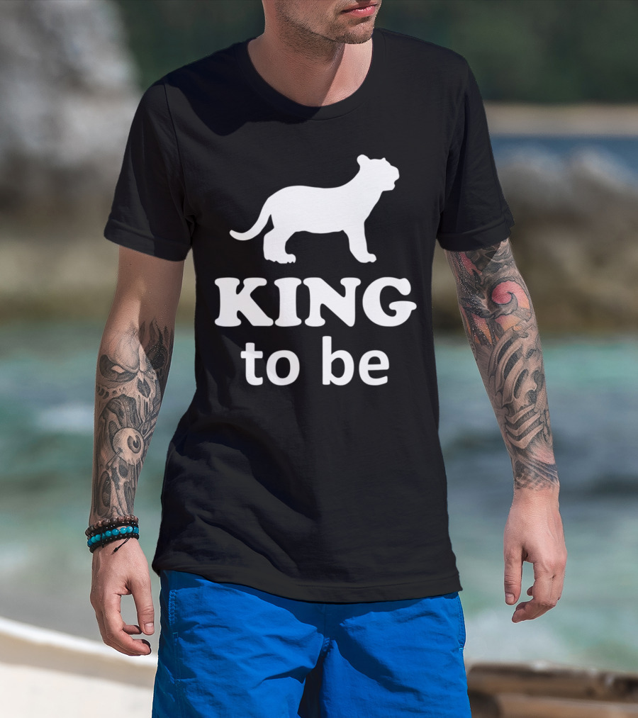 KING To Be Lion Matching Dad And Son King Prince T-Shirt