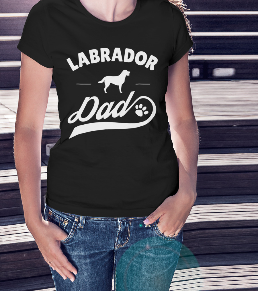 Labrador Dad Dog Owner Lover Mens T-Shirt
