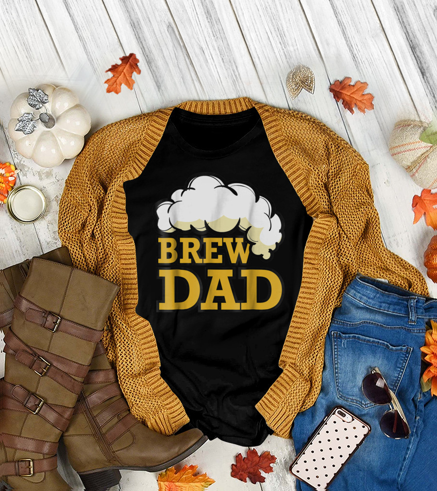 Brew Dad Beer Foam Festival Oktoberfest T-Shirt