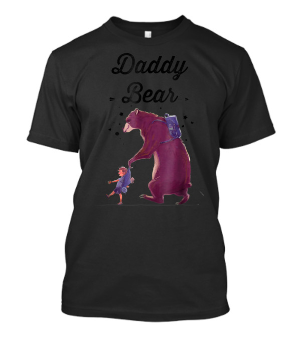Daddy Bear Camping Papa Mens Dad Father T-Shirt