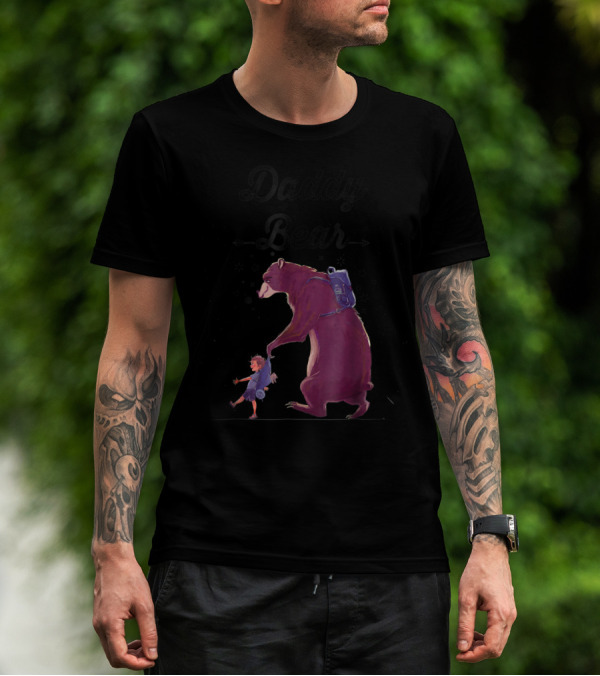 Daddy Bear Camping Papa Mens Dad Father T-Shirt