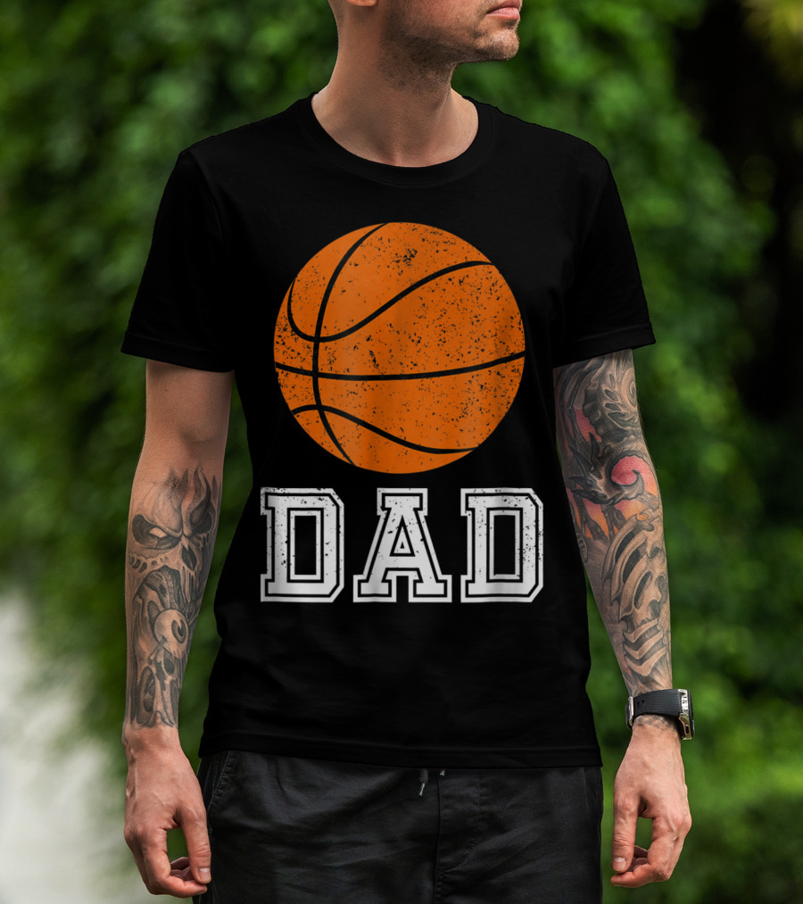 Dad Basketball Ballers For Baller Daddies53 T-Shirt