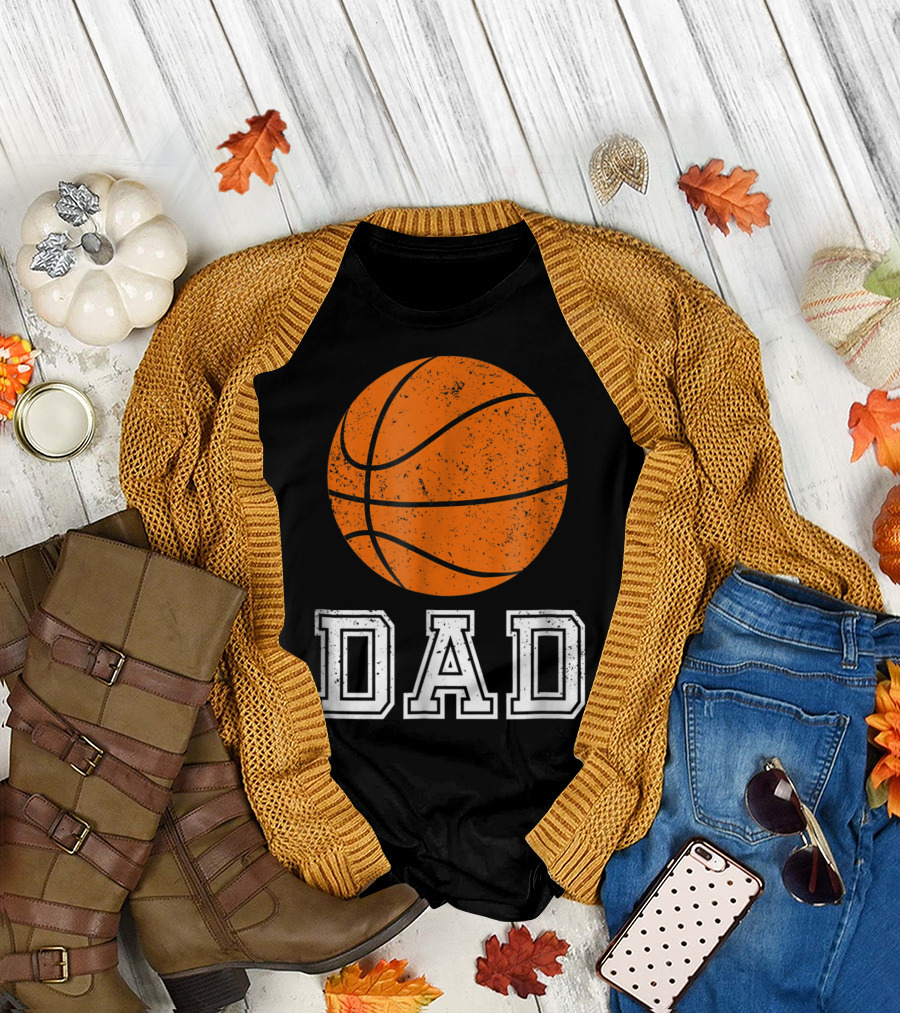 Dad Basketball Ballers for Baller Daddies53 T-Shirt
