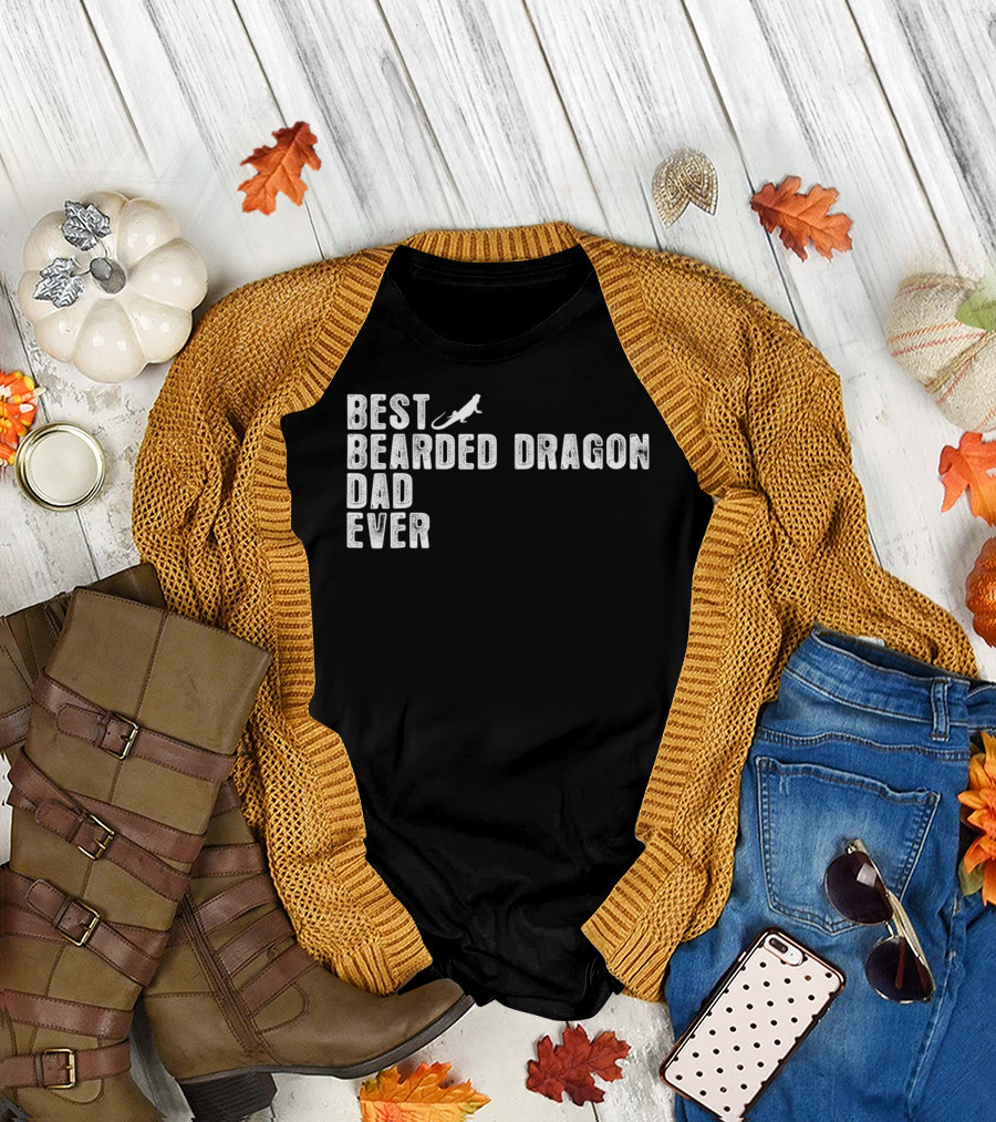 Best Bearded Dragon Dad Ever T-Shirt