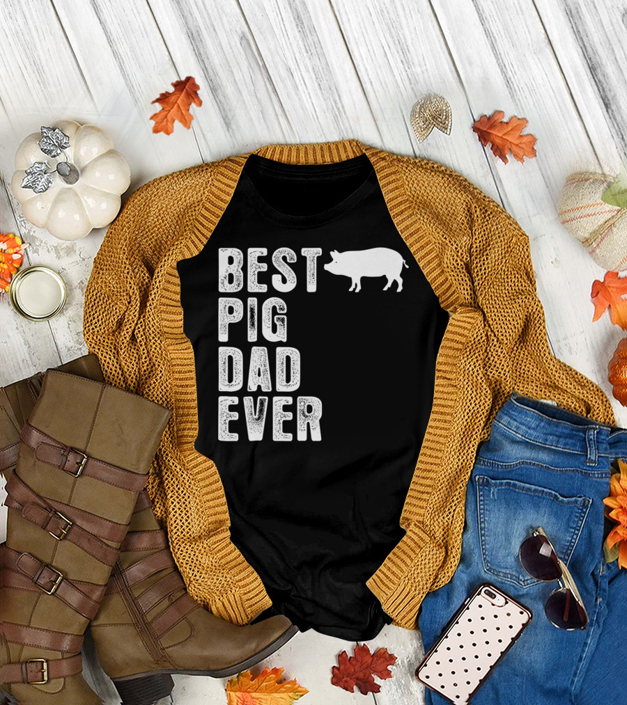Best PIG DAD Ever Pig T-Shirt