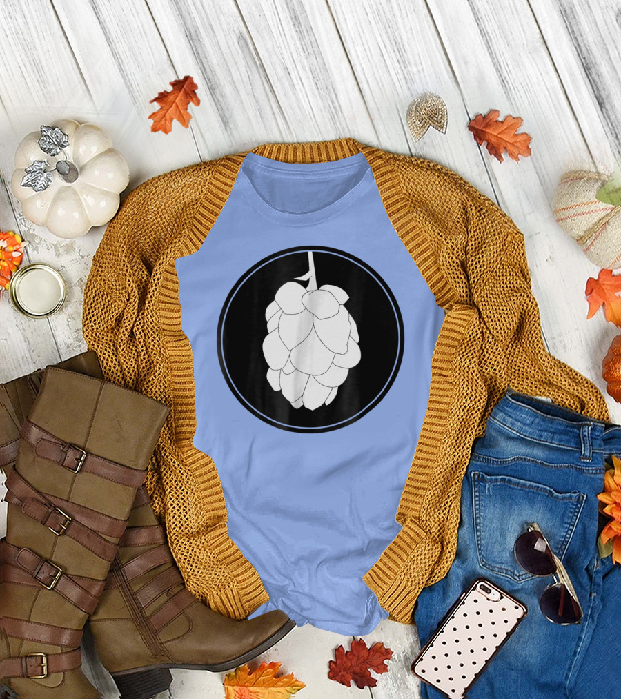 BIRTHDAY Craft Beer Hops Leaf Brewing Dad27 Hops Cone T-Shirt