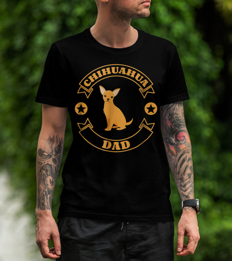 Chihuahua Dad Proud Master Lover Holidays38 T-Shirt