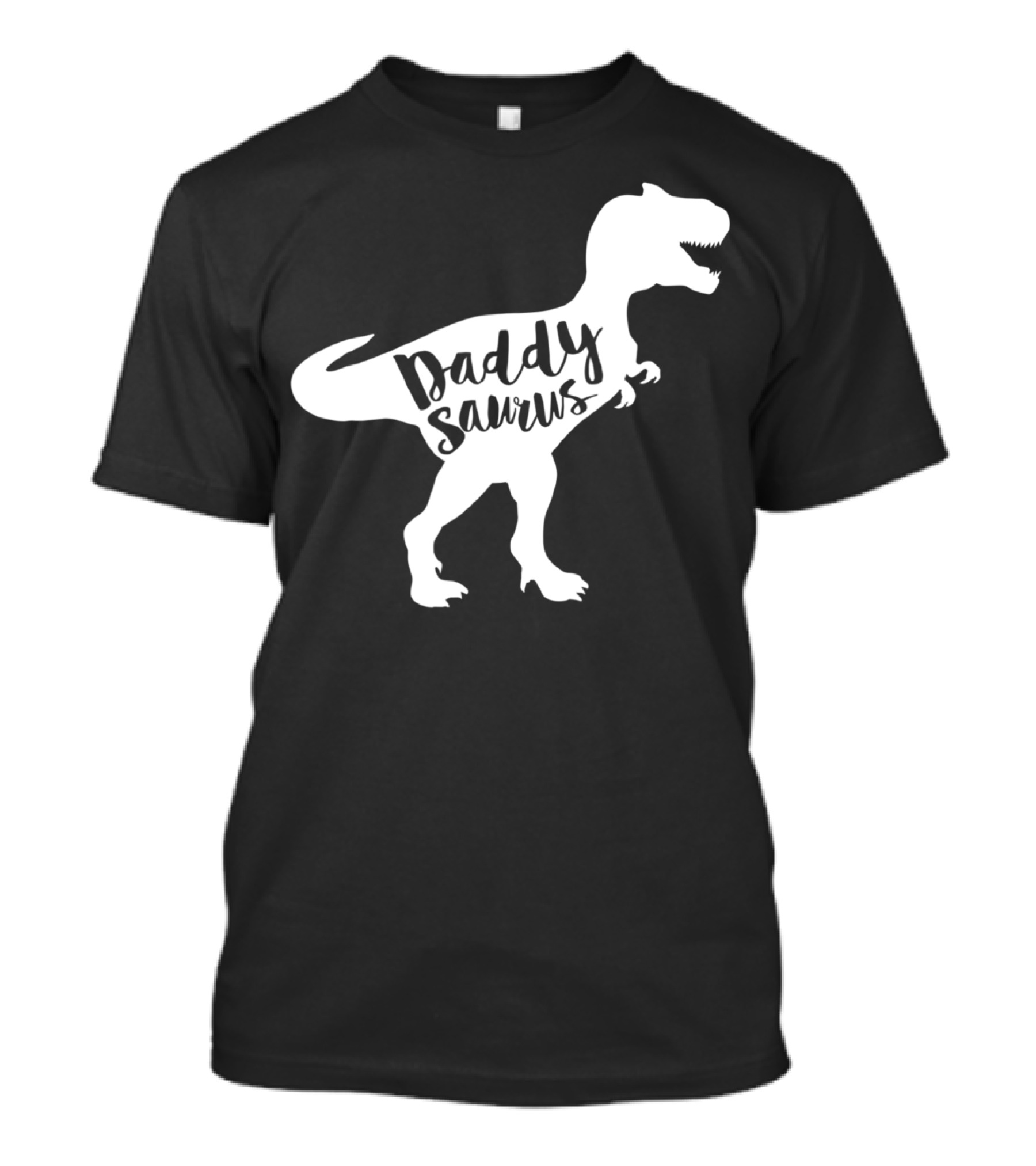 Daddysaurus Funny Dinosaur Dad Rex65 T-Rex T-Shirt