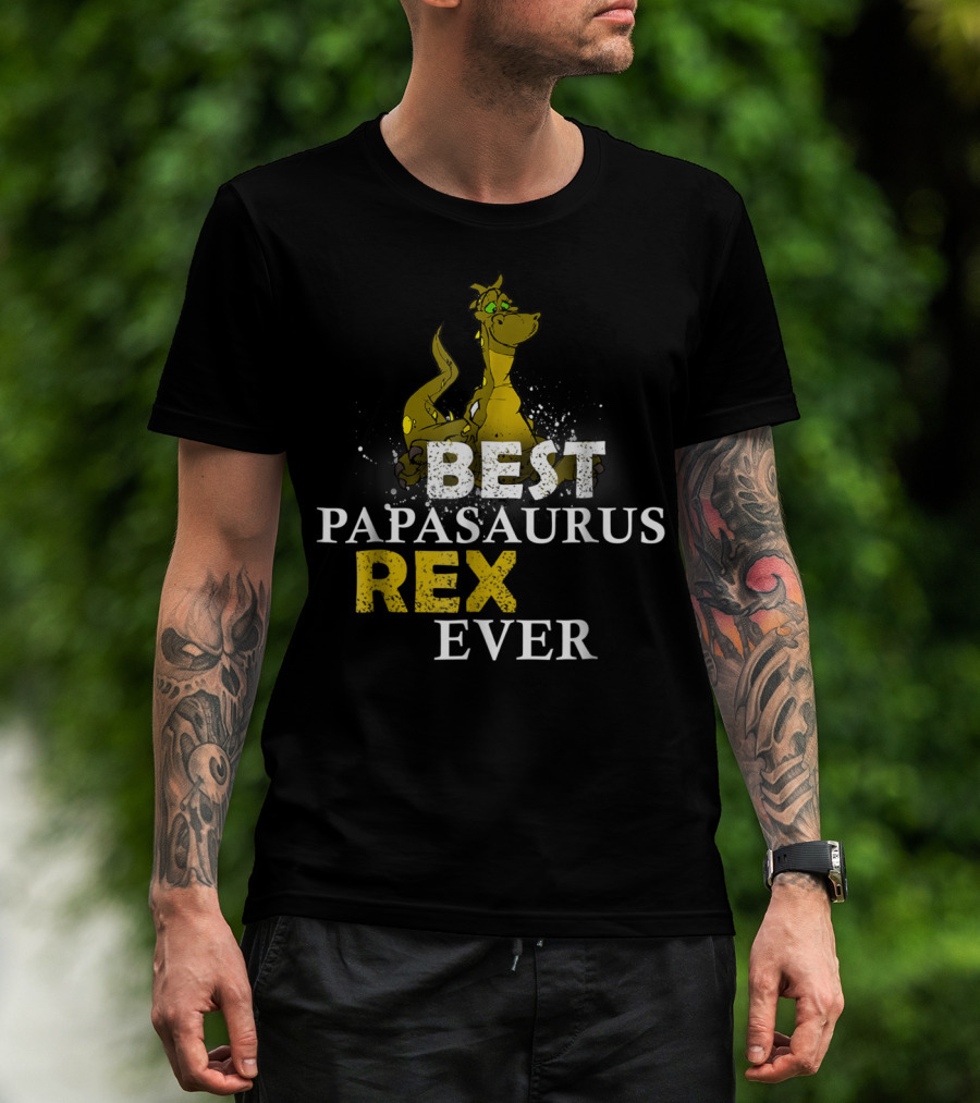 Best Papasaurus Rex Ever T-Shirt