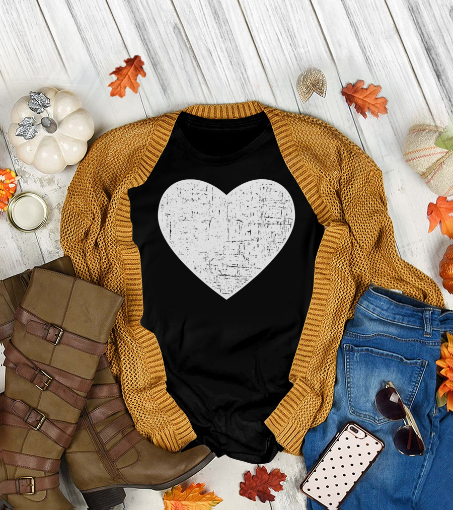 Baseball Heart for Softball Kids Team T-Shirt