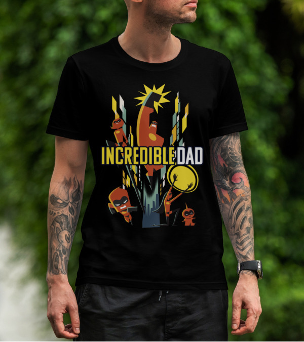 Disney Pixar Incredibles 2 Incredible Dad Family T-Shirt