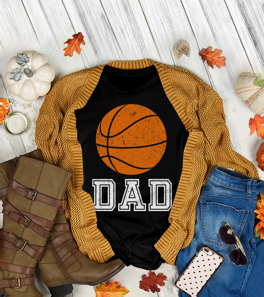 Basketball Dad Baller Dads Dad Ball T-Shirt