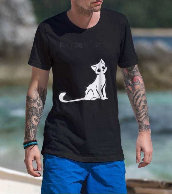 Every Day Is Caturday Cat Lover Cat Mom Dad T-Shirt