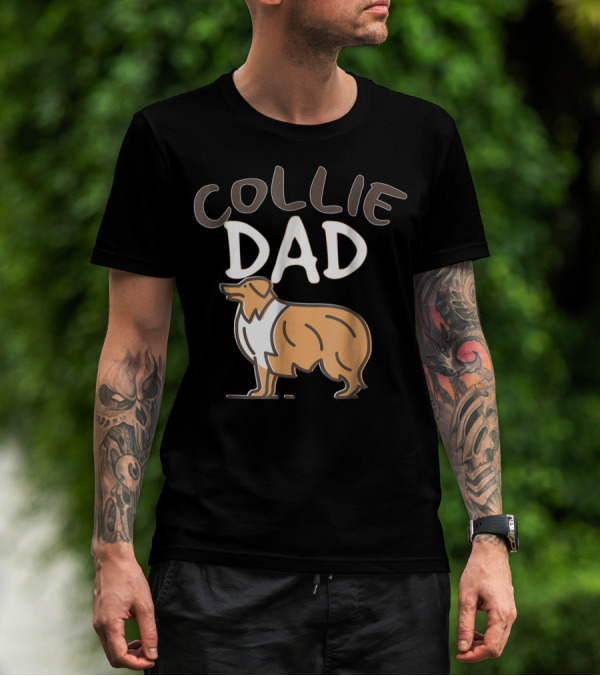 Collie Dad Owner Men Dog Lover 47 T-Shirt