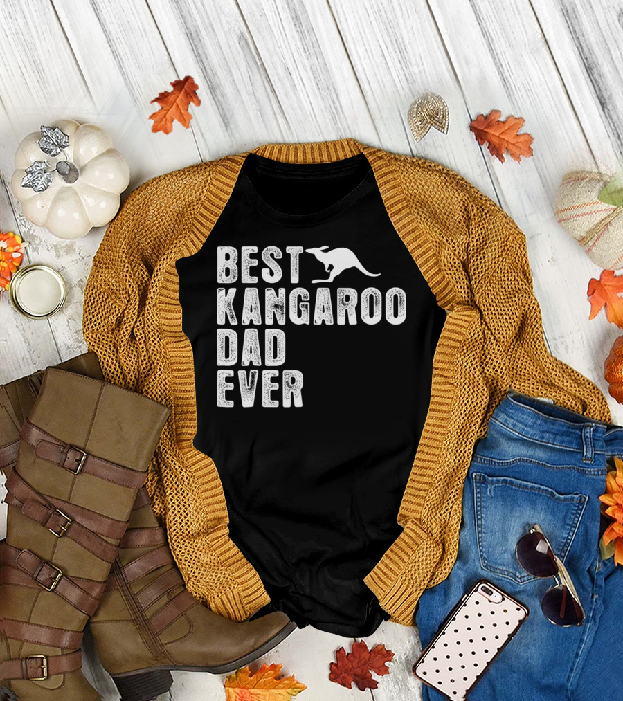 BEST KANGAROO DAD EVER Kangaroo T-Shirt