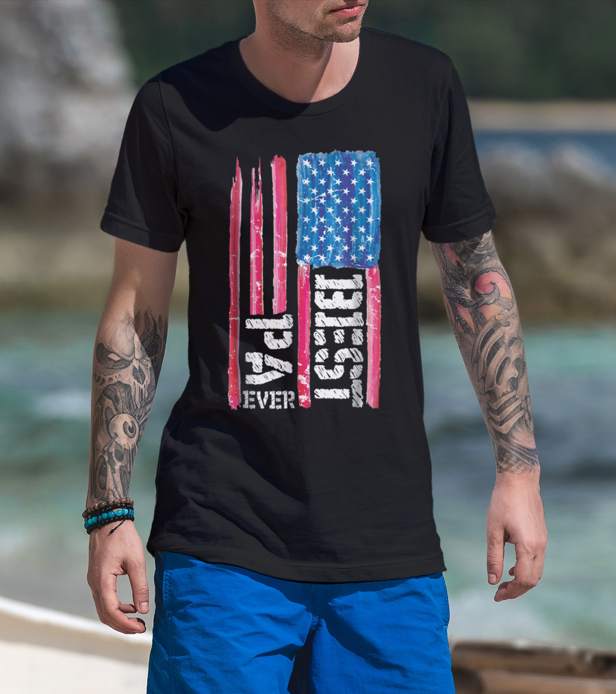 Best Pa Ever Distressed American Flag 93 T-Shirt