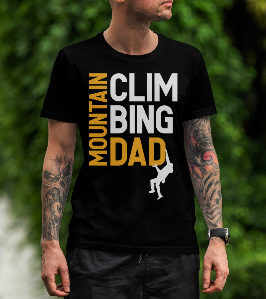 MOUNTAIN CLIMBING DAD T-Shirt