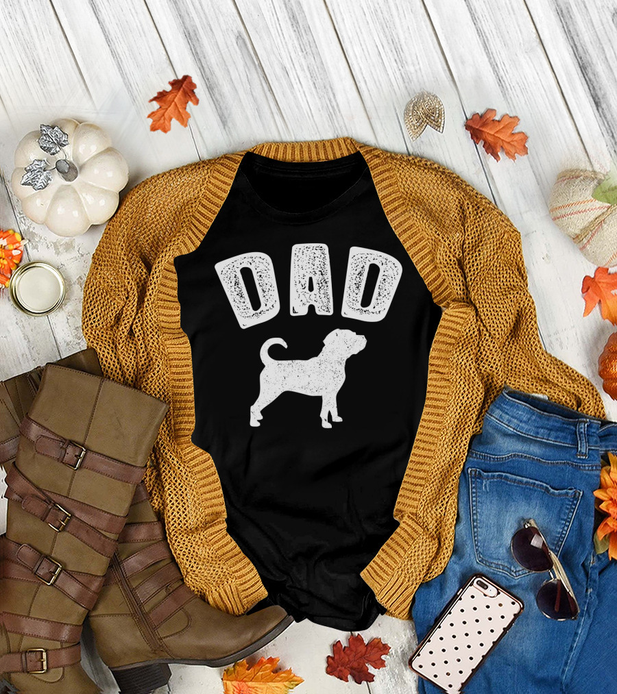 DAD CHUG Dog Matching CHUG Family T-Shirt